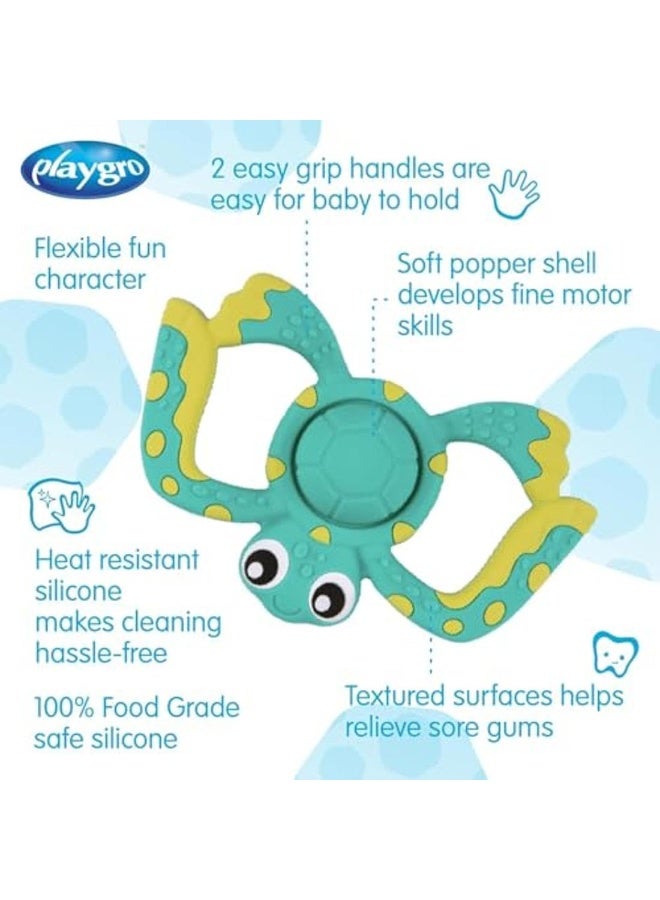 playgro لعبة بيغرو بوب وتشيو السيليكون - لعبة مثيرة للأطفال لتطوير المهارات واللعب الحسي، 0+ أشهر - Image 2